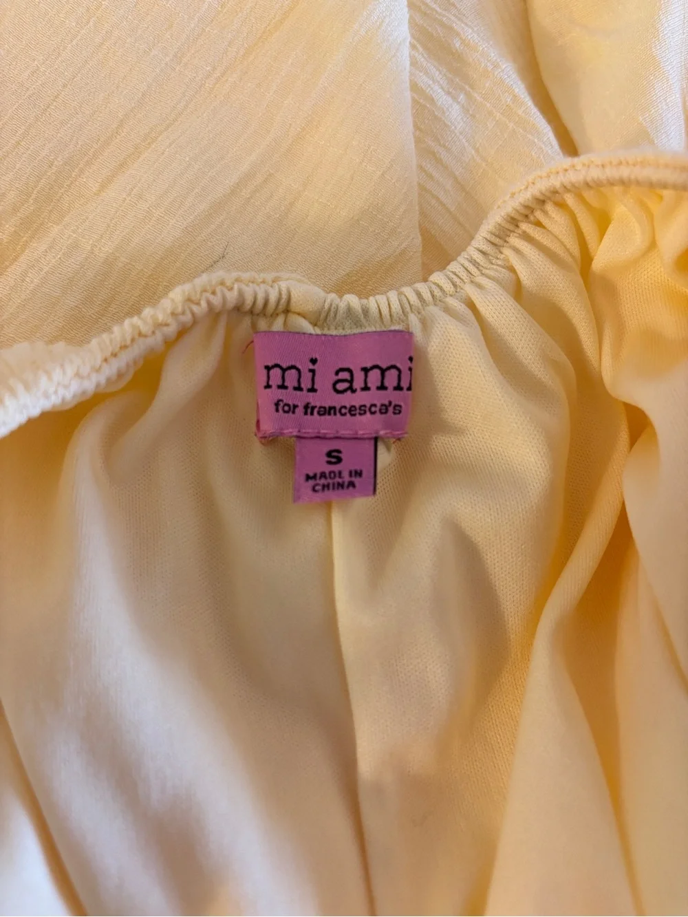 Francesca's Collections Sunny Yellow Ruffle Mini Dress - Picture 4 of 4